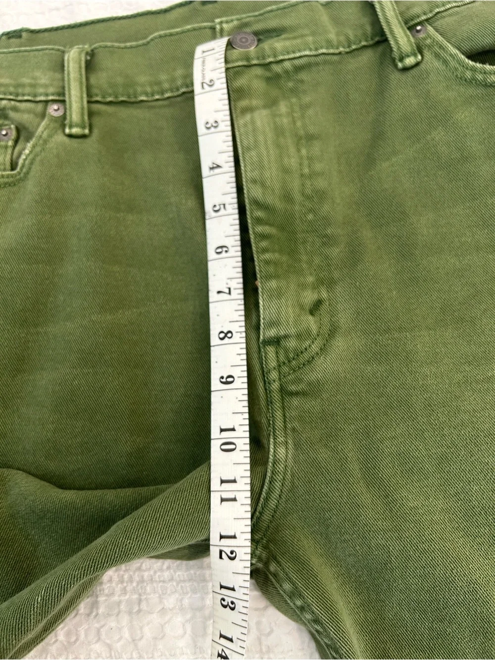 Men Levi's Slim Straight Jeans in Olive Green